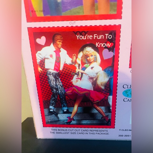 💗VINTAGE 1991 BARBIE VALENTINE’S DAY CARDS💗 - Picture 8 of 10